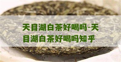 天目湖白茶好喝吗-天目湖白茶好喝吗知乎