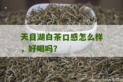 天目湖白茶口感怎么样，好喝吗？