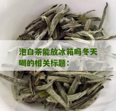 泡白茶能放冰箱吗冬天喝的相关标题：