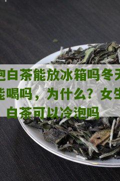 泡白茶能放冰箱吗冬天能喝吗，为什么？女生，白茶可以冷泡吗