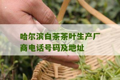 哈尔滨白茶茶叶生产厂商电话号码及地址