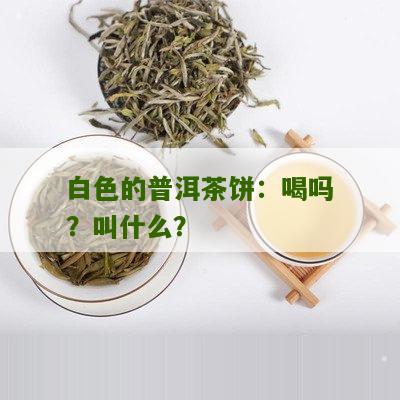 白色的普洱茶饼：喝吗？叫什么？