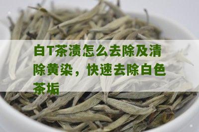 白T茶渍怎么去除及清除黄染，快速去除白色茶垢