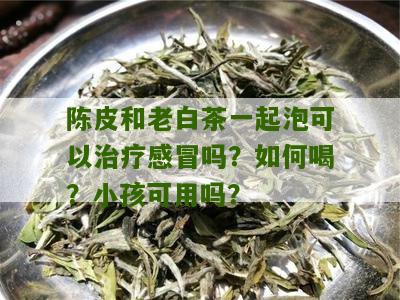 陈皮和老白茶一起泡可以治疗感冒吗？如何喝？小孩可用吗？