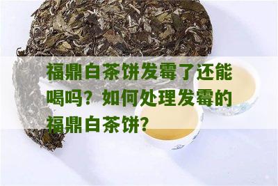 福鼎白茶饼发霉了还能喝吗？如何处理发霉的福鼎白茶饼？