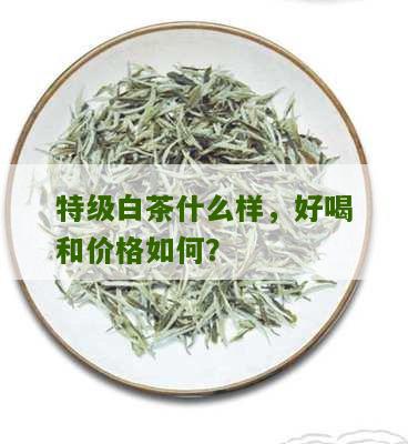 特级白茶什么样，好喝和价格如何？