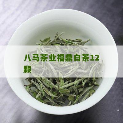 八马茶业福鼎白茶12颗