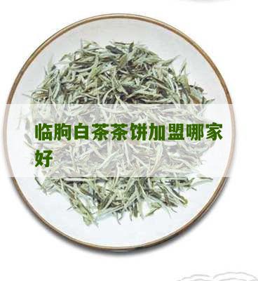 临朐白茶茶饼加盟哪家好