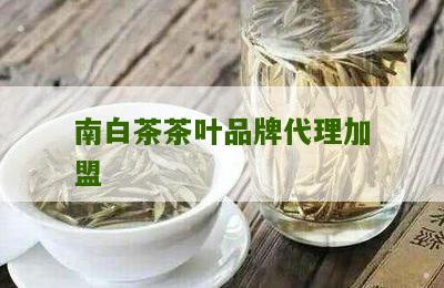 南白茶茶叶品牌代理加盟