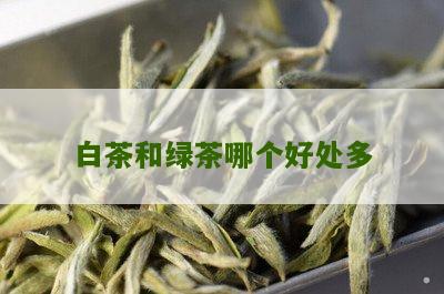 白茶和绿茶哪个好处多