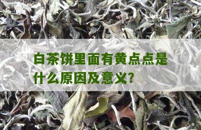 白茶饼里面有黄点点是什么原因及意义？