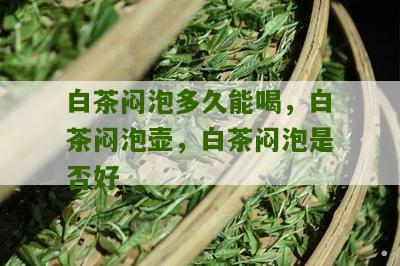 白茶闷泡多久能喝，白茶闷泡壶，白茶闷泡是否好