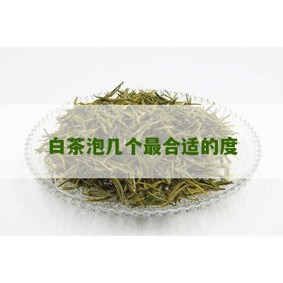 白茶泡几个最合适的度