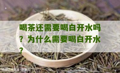 喝茶还需要喝白开水吗？为什么需要喝白开水？