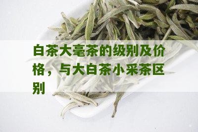 白茶大毫茶的级别及价格，与大白茶小采茶区别