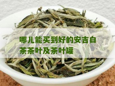 哪儿能买到好的安吉白茶茶叶及茶叶罐