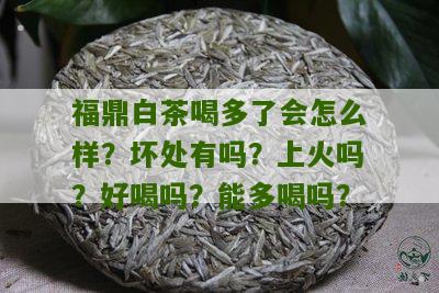 福鼎白茶喝多了会怎么样？坏处有吗？上火吗？好喝吗？能多喝吗？