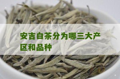 安吉白茶分为哪三大产区和品种