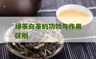 绿茶白茶的功效与作用区别