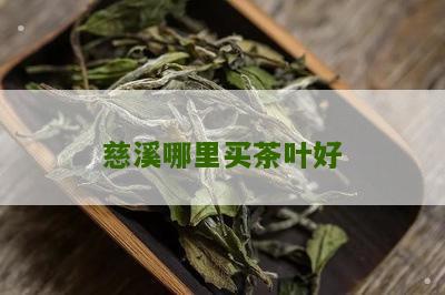 慈溪哪里买茶叶好