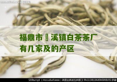 福鼎市磻溪镇白茶茶厂有几家及的产区