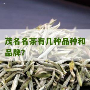 茂名名茶有几种品种和品牌？