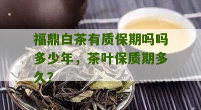 福鼎白茶有质保期吗吗多少年，茶叶保质期多久？