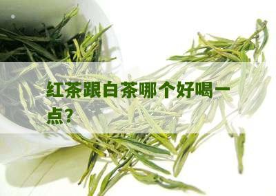 红茶跟白茶哪个好喝一点？