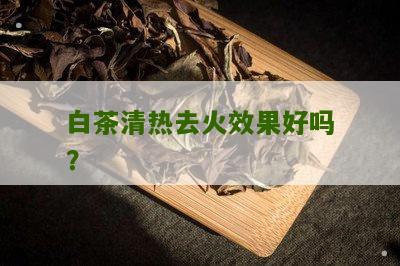 白茶清热去火效果好吗？