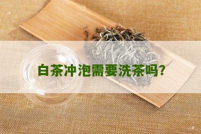 白茶冲泡需要洗茶吗？