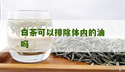 白茶可以排除体内的油吗