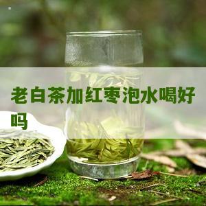 老白茶加红枣泡水喝好吗