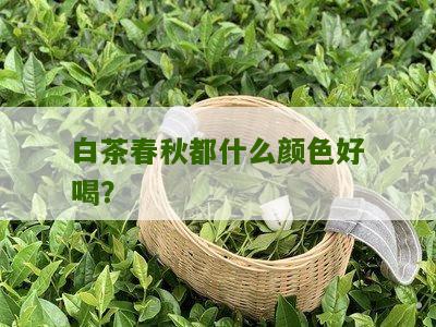 白茶春秋都什么颜色好喝？