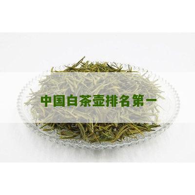 中国白茶壶排名第一