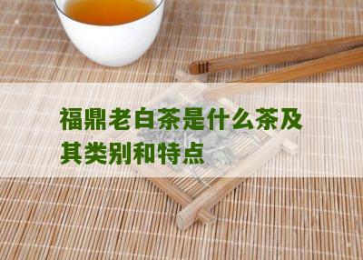 福鼎老白茶是什么茶及其类别和特点