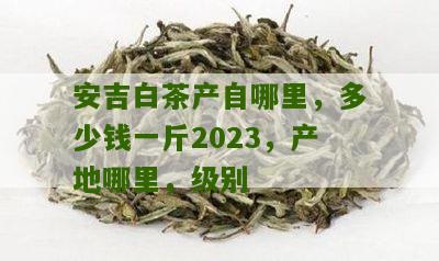 安吉白茶产自哪里，多少钱一斤2023，产地哪里，级别