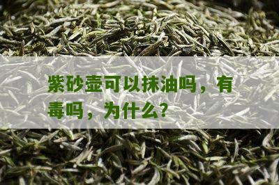 紫砂壶可以抹油吗，有毒吗，为什么？