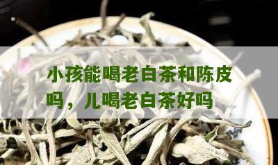 小孩能喝老白茶和陈皮吗，儿喝老白茶好吗