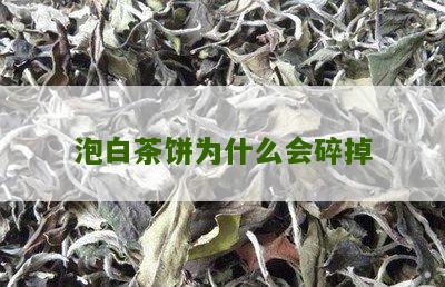 泡白茶饼为什么会碎掉