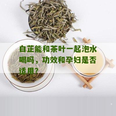 白芷能和茶叶一起泡水喝吗，功效和孕妇是否适用？