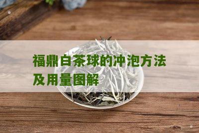 福鼎白茶球的冲泡方法及用量图解