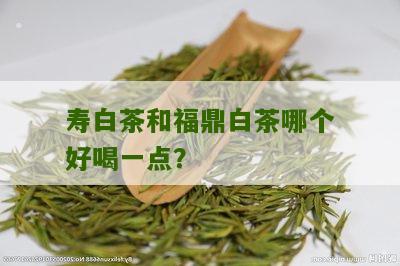 寿白茶和福鼎白茶哪个好喝一点？