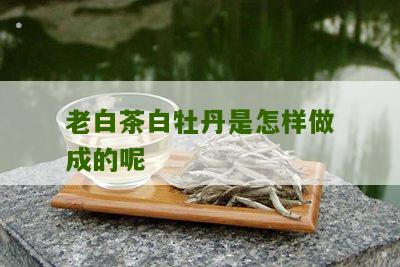 老白茶白牡丹是怎样做成的呢