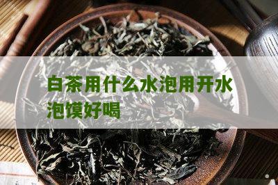 白茶用什么水泡用开水泡馍好喝