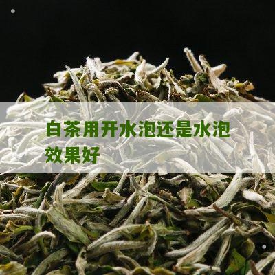 白茶用开水泡还是水泡效果好