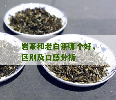 岩茶和老白茶哪个好，区别及口感分析