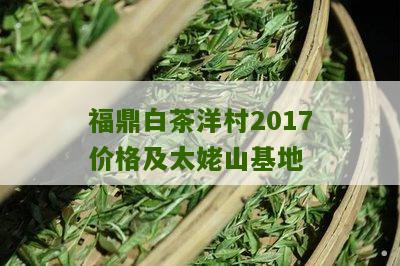 福鼎白茶洋村2017价格及太姥山基地