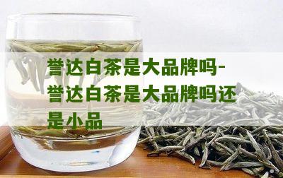 誉达白茶是大品牌吗-誉达白茶是大品牌吗还是小品