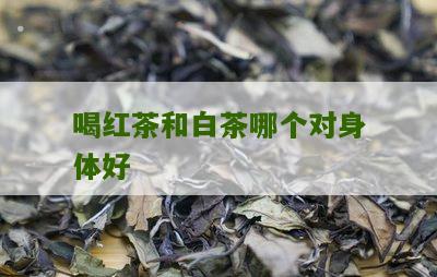 喝红茶和白茶哪个对身体好