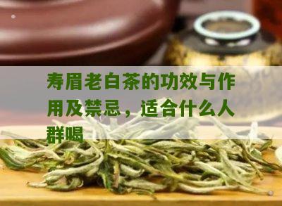 寿眉老白茶的功效与作用及禁忌，适合什么人群喝